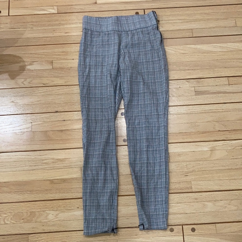 Zara plaid cigarette pants